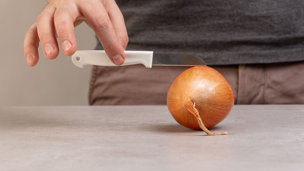 How not to cut an onion