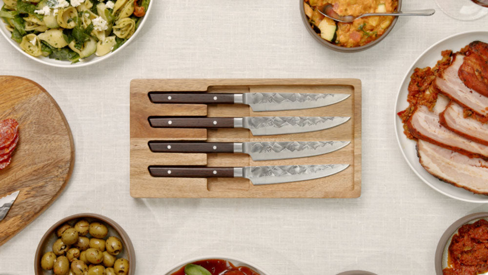 Steak knife sharpening