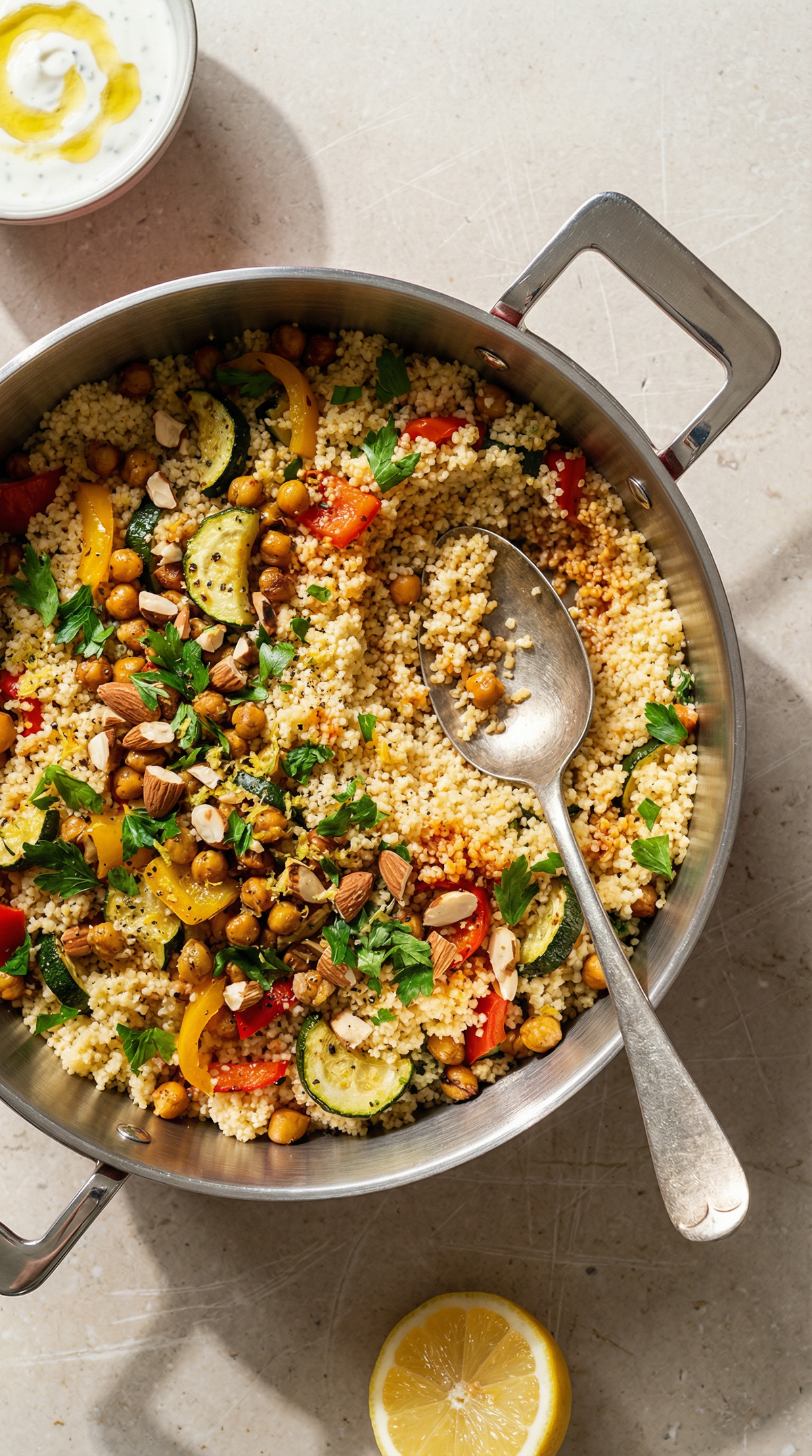One-pot couscous with chickpeas